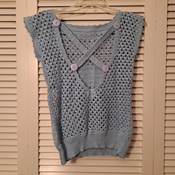90s croshet top - Picture 2 of 3